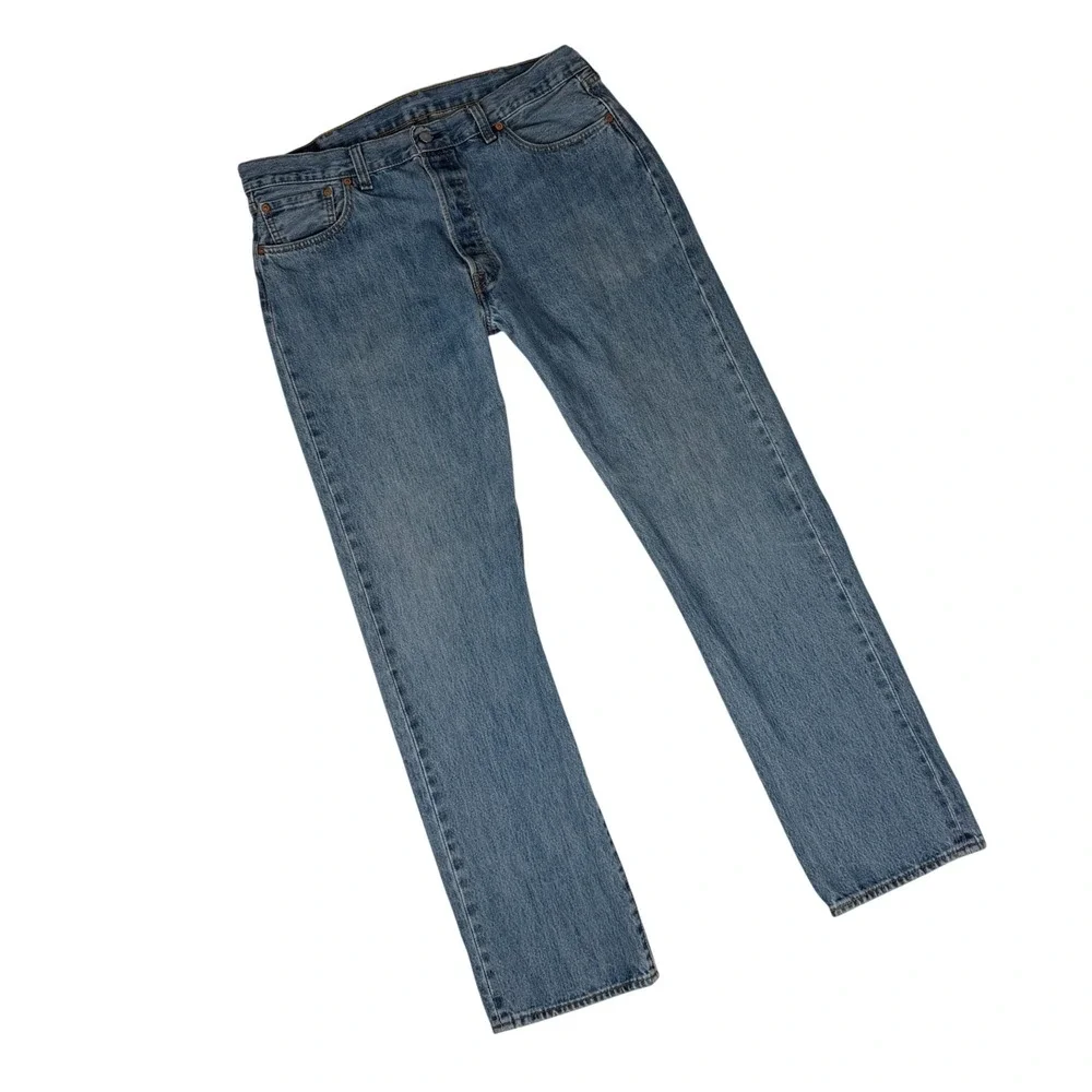 Levi's 501 Original Jeans Men's 40x36 Medium Stonewash Button Fly Straight